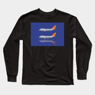 The Classsic South African Airways 747-SP-44 Long Sleeve T-Shirt